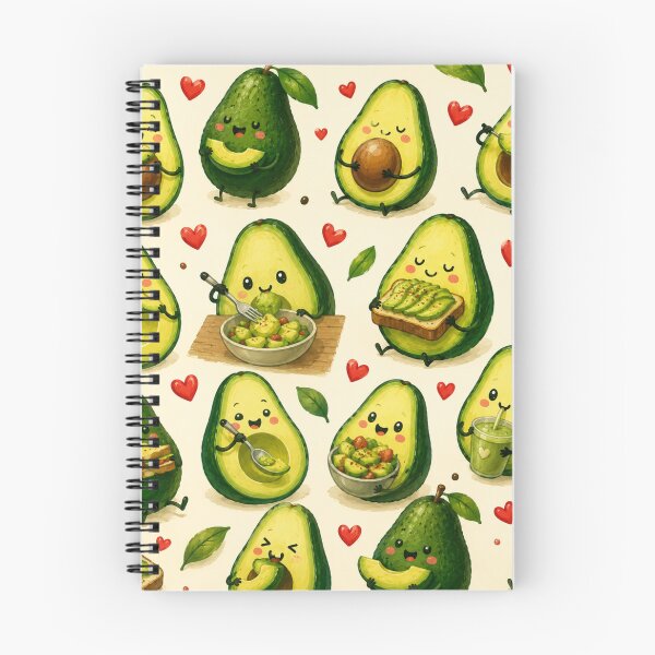 Item preview, Cute Avocado love Pattern  Seamless Pattern Fruit Print designed and sold by Aramdesing.