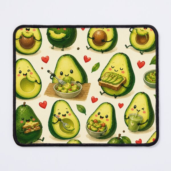 Item preview, Cute Avocado love Pattern  Seamless Pattern Fruit Print designed and sold by Aramdesing.