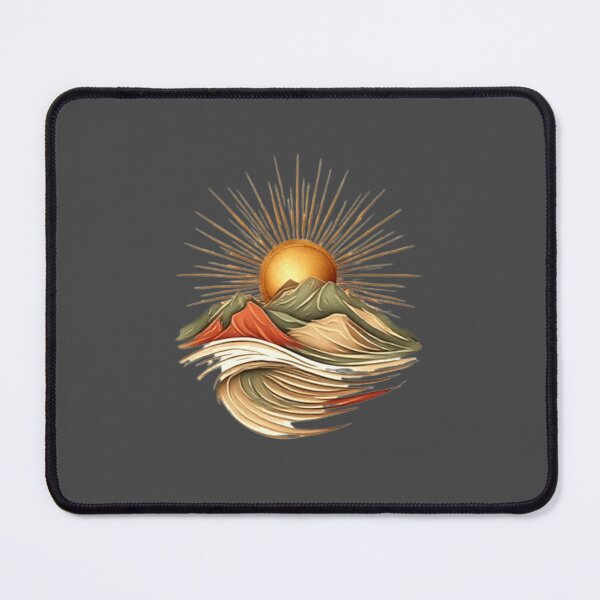 Item preview, Elysium Echoes |  Mountain, Sun & Wave Icon 01 designed and sold by Shift-Bloom.