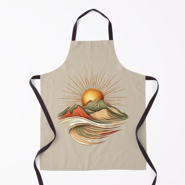Item preview, Elysium Echoes | Mountain, Sun & Wave Icon 01 designed and sold by Shift-Bloom.