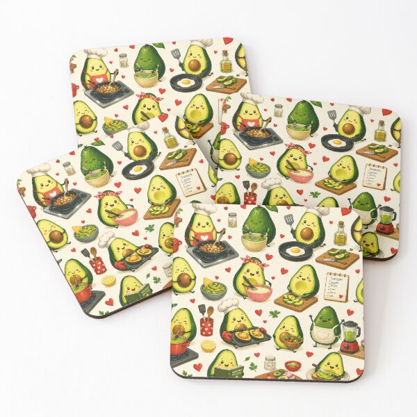 Item preview, Cute Avocado love Pattern  Seamless Pattern Fruit Print designed and sold by Aramdesing.