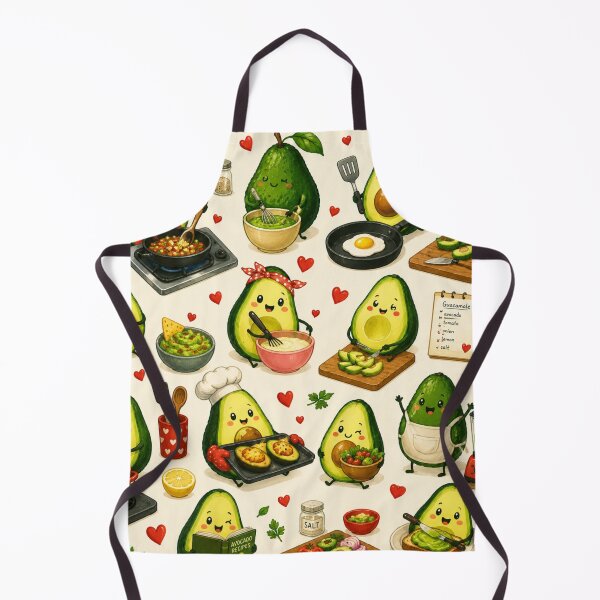 Item preview, Cute Avocado love Pattern  Seamless Pattern Fruit Print designed and sold by Aramdesing.