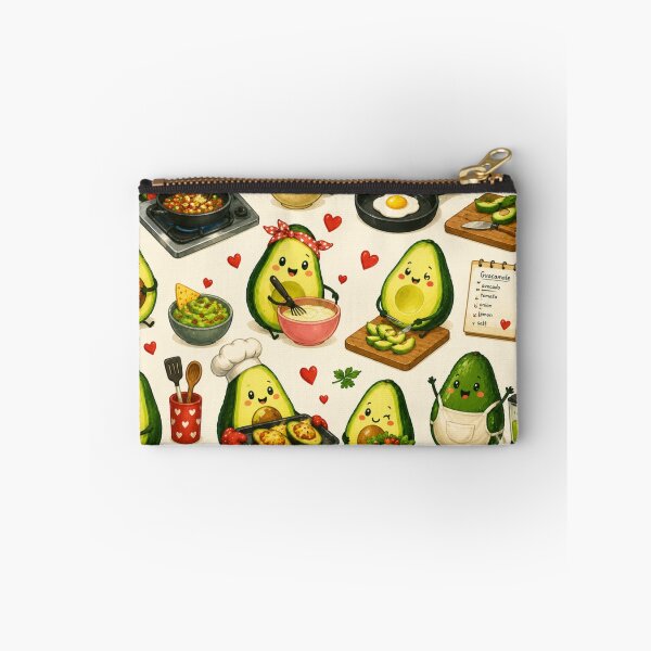 Item preview, Cute Avocado love Pattern  Seamless Pattern Fruit Print designed and sold by Aramdesing.