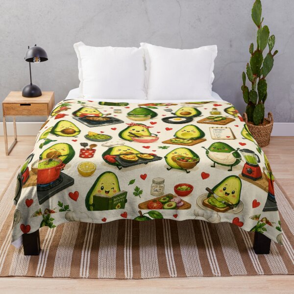 Item preview, Cute Avocado love Pattern Seamless Pattern Fruit Print designed and sold by Aramdesing.