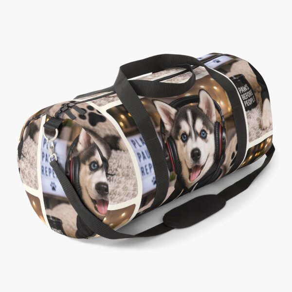 Item preview, Cool Gaming Husky Hoodie Portrait Design designed and sold by BagFactoryUK.