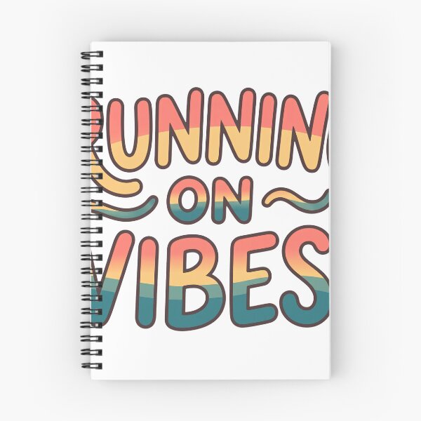 Item preview, Running On Vibes Retro 70s Typography designed and sold by axelpua.