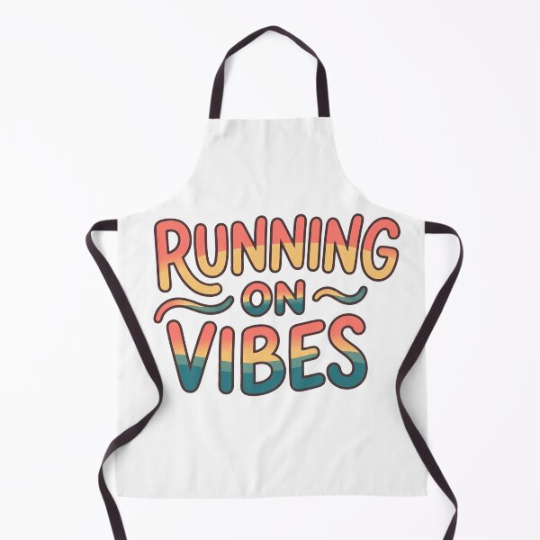 Item preview, Running On Vibes Retro 70s Typography designed and sold by axelpua.