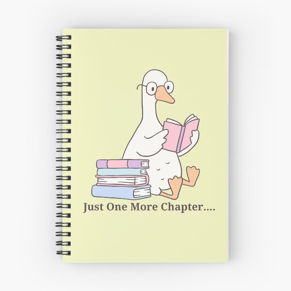 Item preview, Just One More Chapter Goose | Cute Book Lover Goose designed and sold by StudiobyTara.