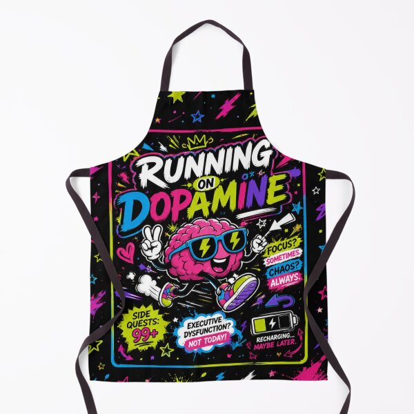 Item preview, Running on Dopamine | Neurodivergent Brain Humor | ADHD Funny Gift designed and sold by CollectionsJEm.