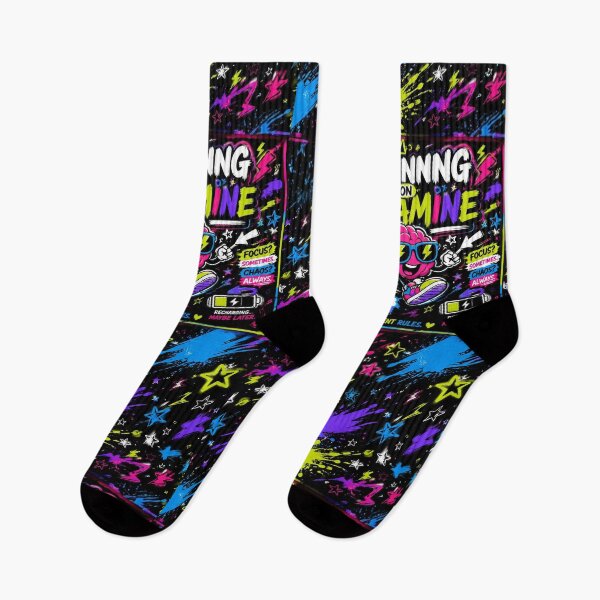 Item preview, Running on Dopamine | Neurodivergent Brain Humor | ADHD Funny Gift designed and sold by CollectionsJEm.