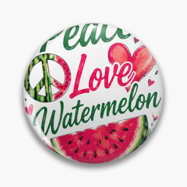 Item preview, Peace Love Watermelon Funny Summer Retro Beach Vacation T-Shirt designed and sold by novaduman.