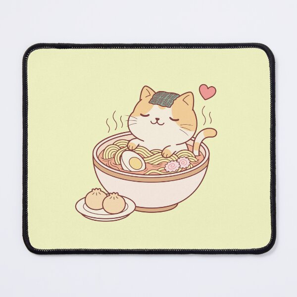 Item preview, Cat ramen and dumpling designed and sold by jdaydrawing.