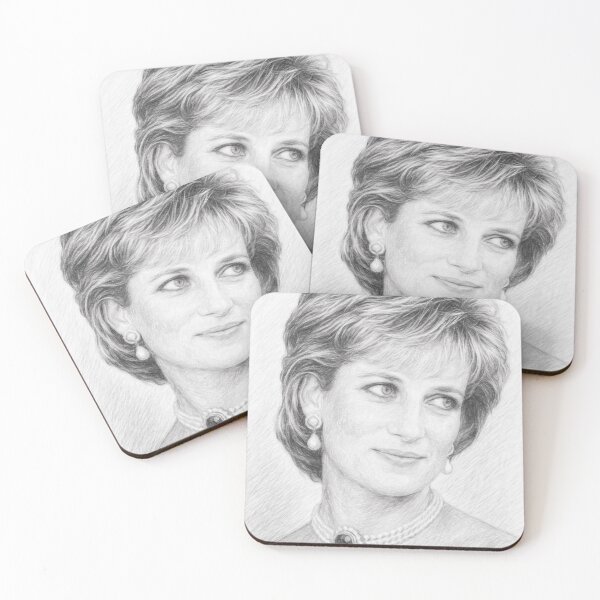 Item preview, Black and White Pencil Sketch of an Iconic Royal Figure designed and sold by Leon Woods Pencil Art.
