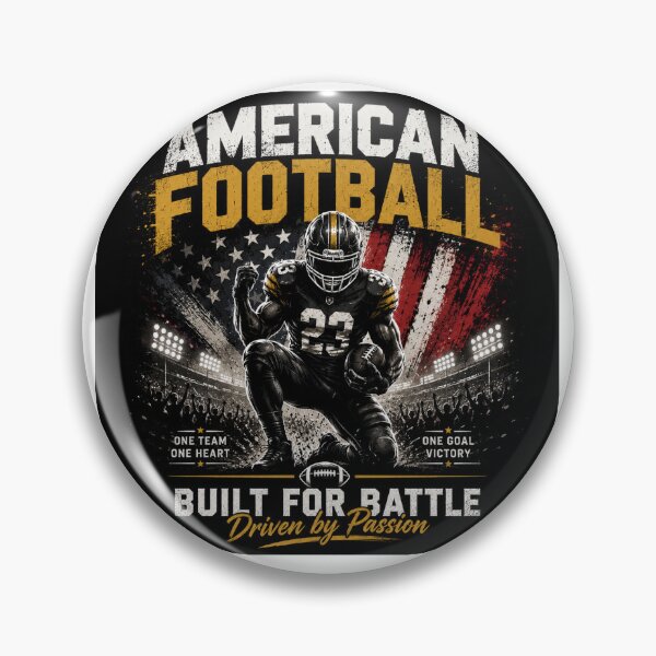 Item preview, Built for Battle | American Football Warrior | Driven by Passion Graphic T-Shirt designed and sold by vinothmech53.