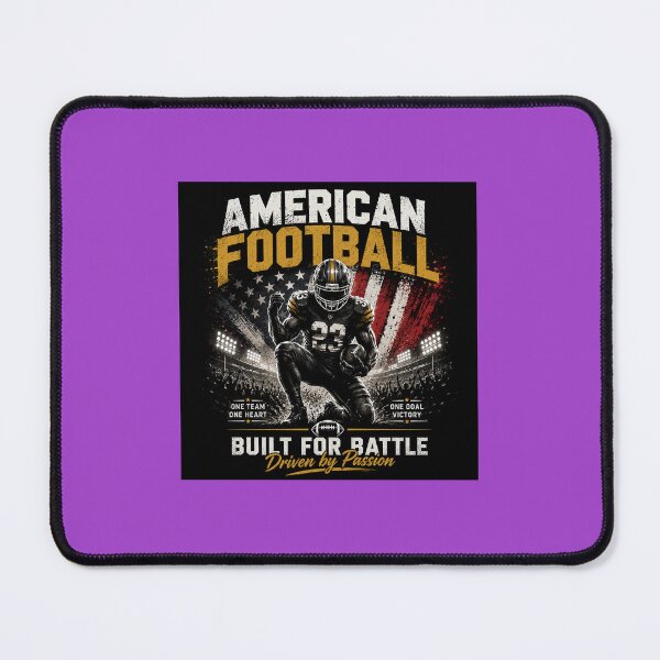 Item preview, Built for Battle | American Football Warrior | Driven by Passion Graphic T-Shirt designed and sold by vinothmech53.