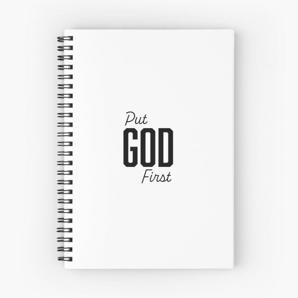 Item preview, Put God First – Christian Faith Typography T-Shirt Design designed and sold by CrossCrafted.
