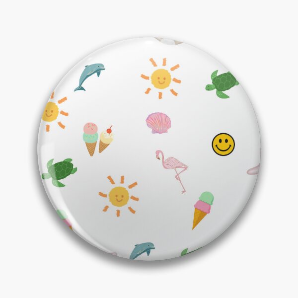 Item preview, Cute Summer Vibes Aesthetic Seamless Pattern  designed and sold by STKdesign62.