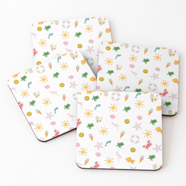 Item preview, Cute Summer Vibes Aesthetic Seamless Pattern  designed and sold by STKdesign62.