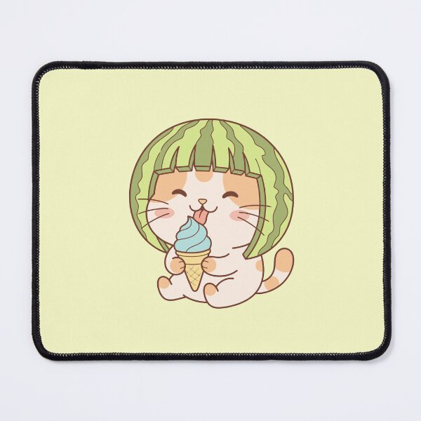 Item preview, Cat watermelon and ice cream designed and sold by jdaydrawing.
