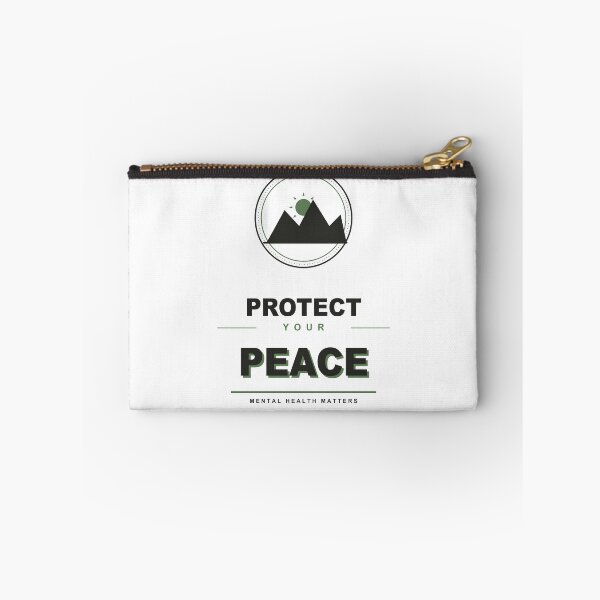 Item preview, Protect Your Peace Mountain Badge Mental Health T-Shirt designed and sold by Mega-Shopping.