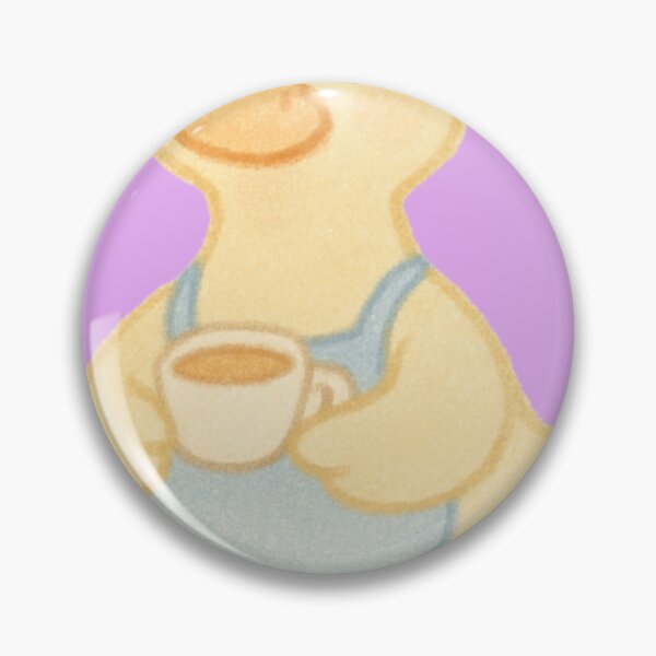 Item preview, duck with a coffe mug designed and sold by duckplace.