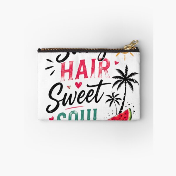 Item preview, Salty Hair Sweet Soul Retro Summer Beach Vacation Graphic T-Shirt designed and sold by novaduman.