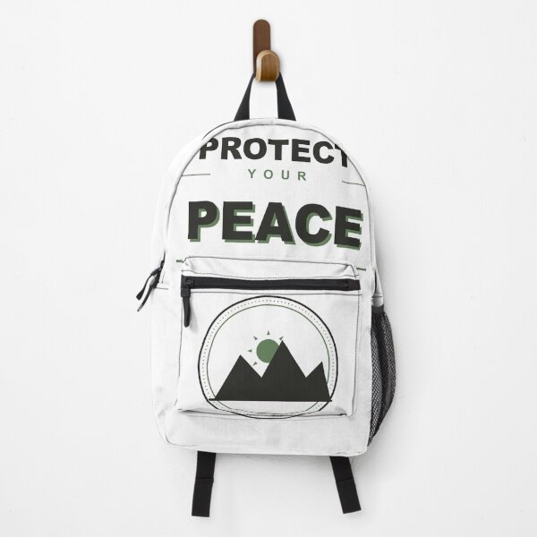 Item preview, Protect Your Peace Mountain Badge Mental Health T-Shirt designed and sold by Mega-Shopping.