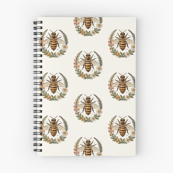 Item preview, Botanical  Bee | Wildflower Pollinator | Cottagecore Nature Illustration designed and sold by PatsiRose.