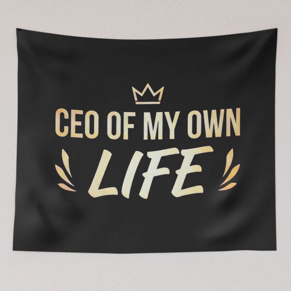 Item preview, CEO of My Own Life Motivational Streetwear Typography designed and sold by Dream Weave Studio.