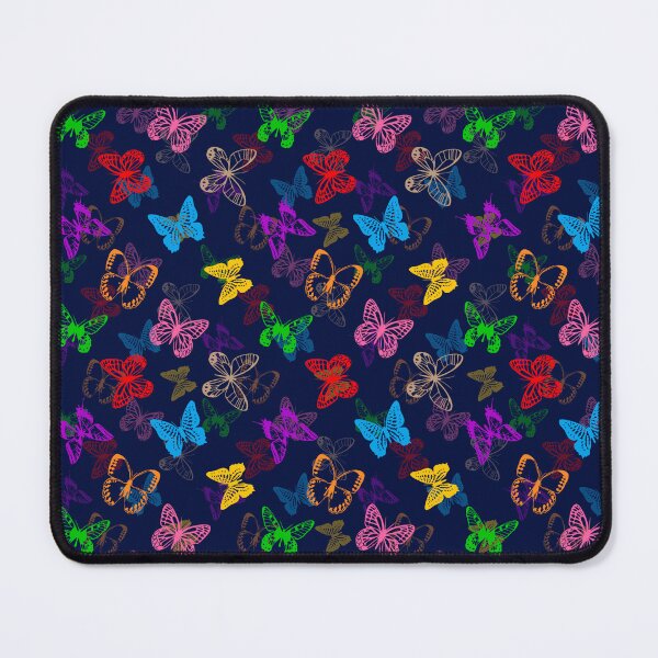 Item preview, Colorful Butterfly Pattern Design - Blue designed and sold by PatternTitan.