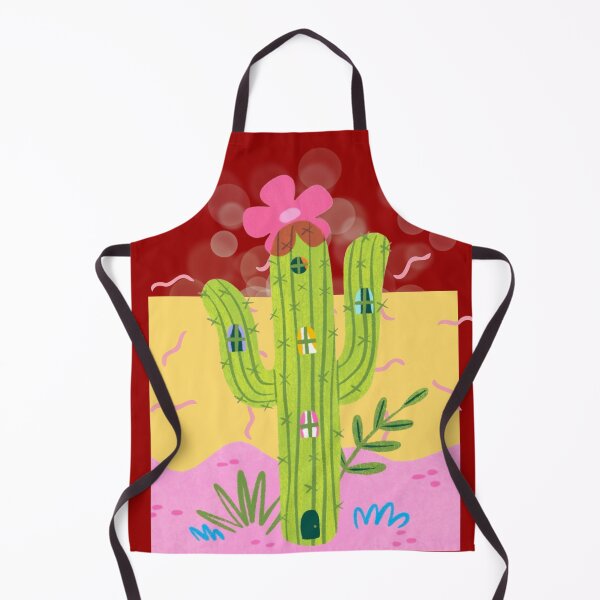 Item preview, Cute Cactus House With Flowers designed and sold by DreamLineOfNINA.