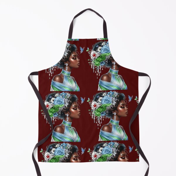 Item preview, Elegant Djibouti Beauty – Floral Flag Portrait designed and sold by DjibProp.