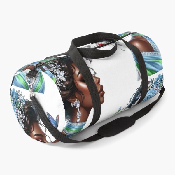 Item preview, Elegant Djibouti Beauty – Floral Flag Portrait designed and sold by DjibProp.