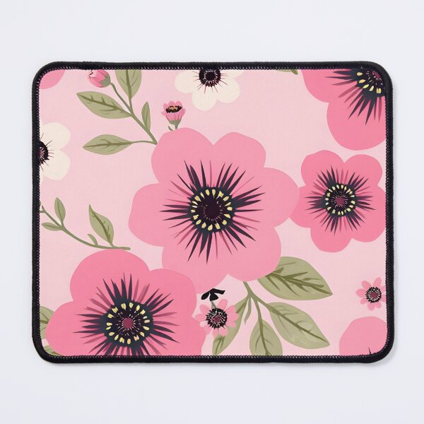 Item preview, Salmon pink floral pattern designed and sold by Nolan6.