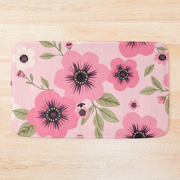 Item preview, Salmon pink floral pattern designed and sold by Nolan6.