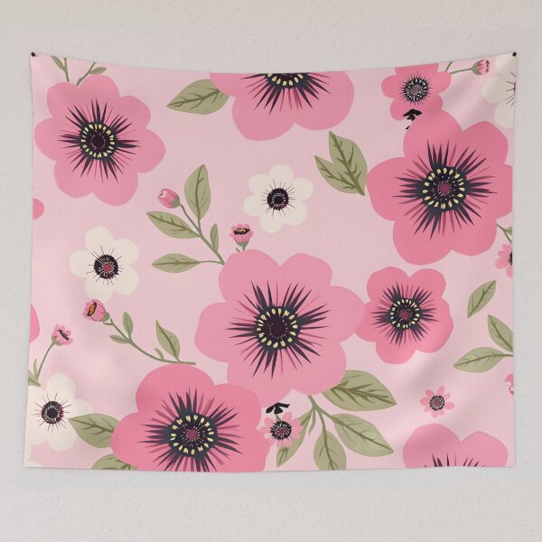 Item preview, Salmon pink floral pattern designed and sold by Nolan6.