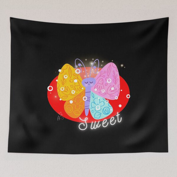 Item preview, Sweet Neon Rainbow Butterfly designed and sold by DreamLineOfNINA.