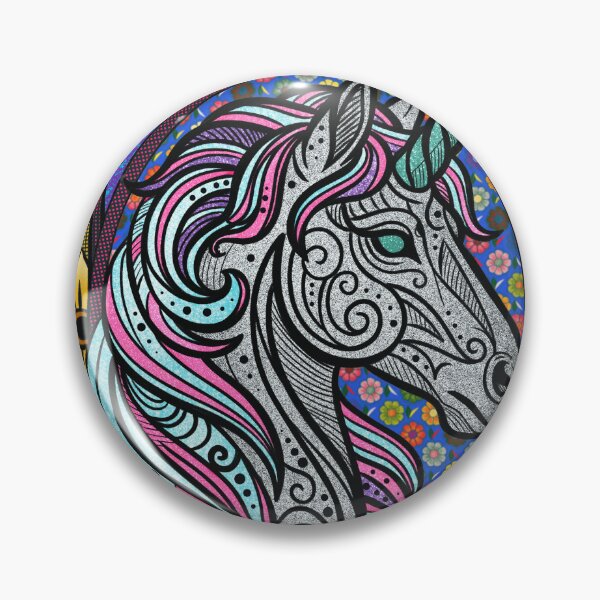 Item preview, Mandala Unicorn - Stained Glass Inspired Style designed and sold by Ink & Kind Studio.