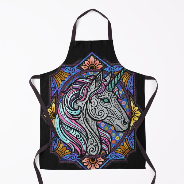 Item preview, Mandala Unicorn - Stained Glass Inspired Style designed and sold by Ink & Kind Studio.