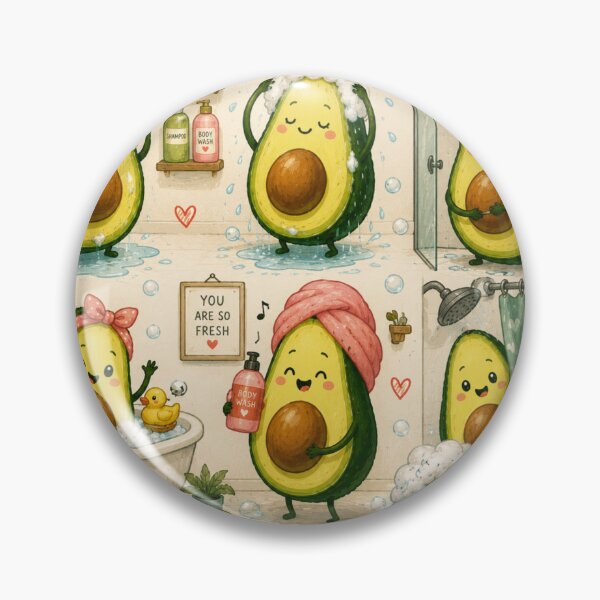 Item preview, Cute Avocado love Pattern  Seamless Pattern Fruit Print designed and sold by Aramdesing.