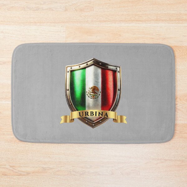 Item preview, Urbina Mexican Heritage Crest Shield designed and sold by Highlandkings.