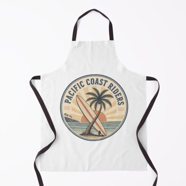 Item preview, Vintage Pacific Coast Riders Surf Logo designed and sold by ByKayaPrints.