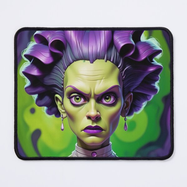 Item preview, Halloween Purple Green Bride Of Frankenstein Classic Monster designed and sold by GaffaDesigns.