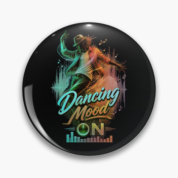 Item preview, Dancing Mood On Colorful Music Dance Design designed and sold by Symphatee.