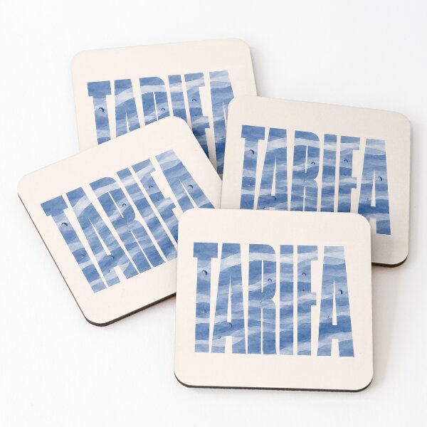 Item preview, Tarifa Typography Coastal Beach Art Print designed and sold by Islabonita..