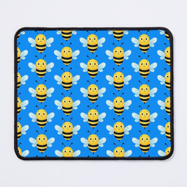 Item preview, Cute Yellow Happy Bee Kawaii Illustration Cartoon For Kids  designed and sold by Zazizu.