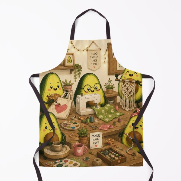 Item preview, Cute Avocado love Pattern  Seamless Pattern Fruit Print designed and sold by Aramdesing.