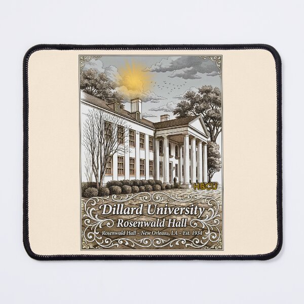 Item preview, Vintage Dillard University Rosenwald Hall Lithograph Illustration designed and sold by EvergreenPark - Tee Studio.