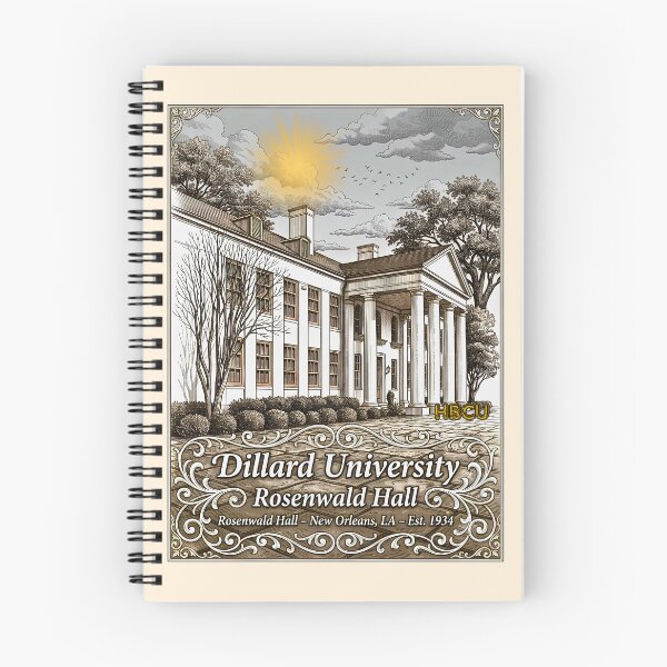 Item preview, Vintage Dillard University Rosenwald Hall Lithograph Illustration designed and sold by EvergreenPark - Tee Studio.
