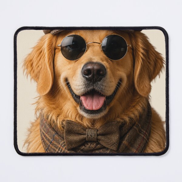 Item preview, Cool Golden Retriever Gentleman designed and sold by BagFactoryUK.